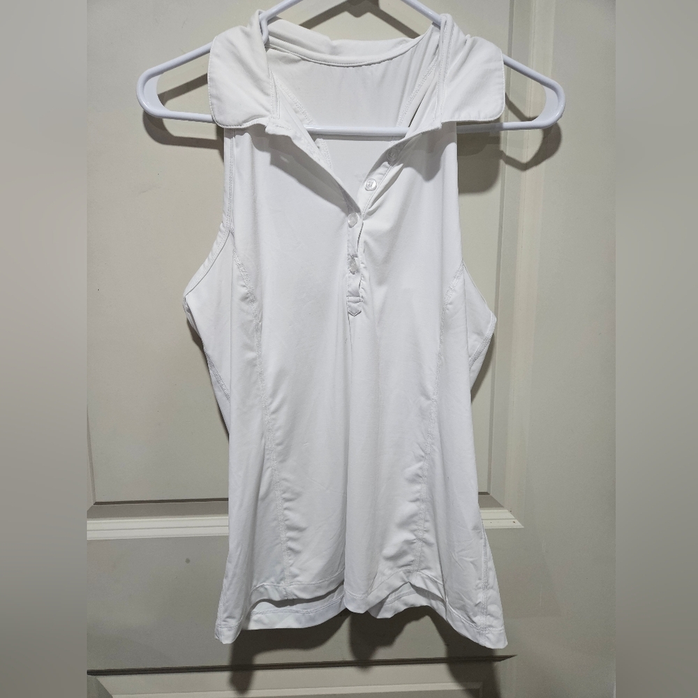 🤍 Calliope White Sleeveless Women's Top